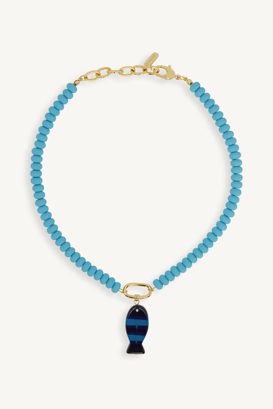 SET x LOGAN TAY FISH CHARM NECKLACE - MAUI SET ACTIVE