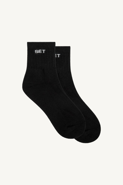 SET SHORTY SOCKS (3 PACK) - WHITE/HEATHER GREY/ONYX SET ACTIVE