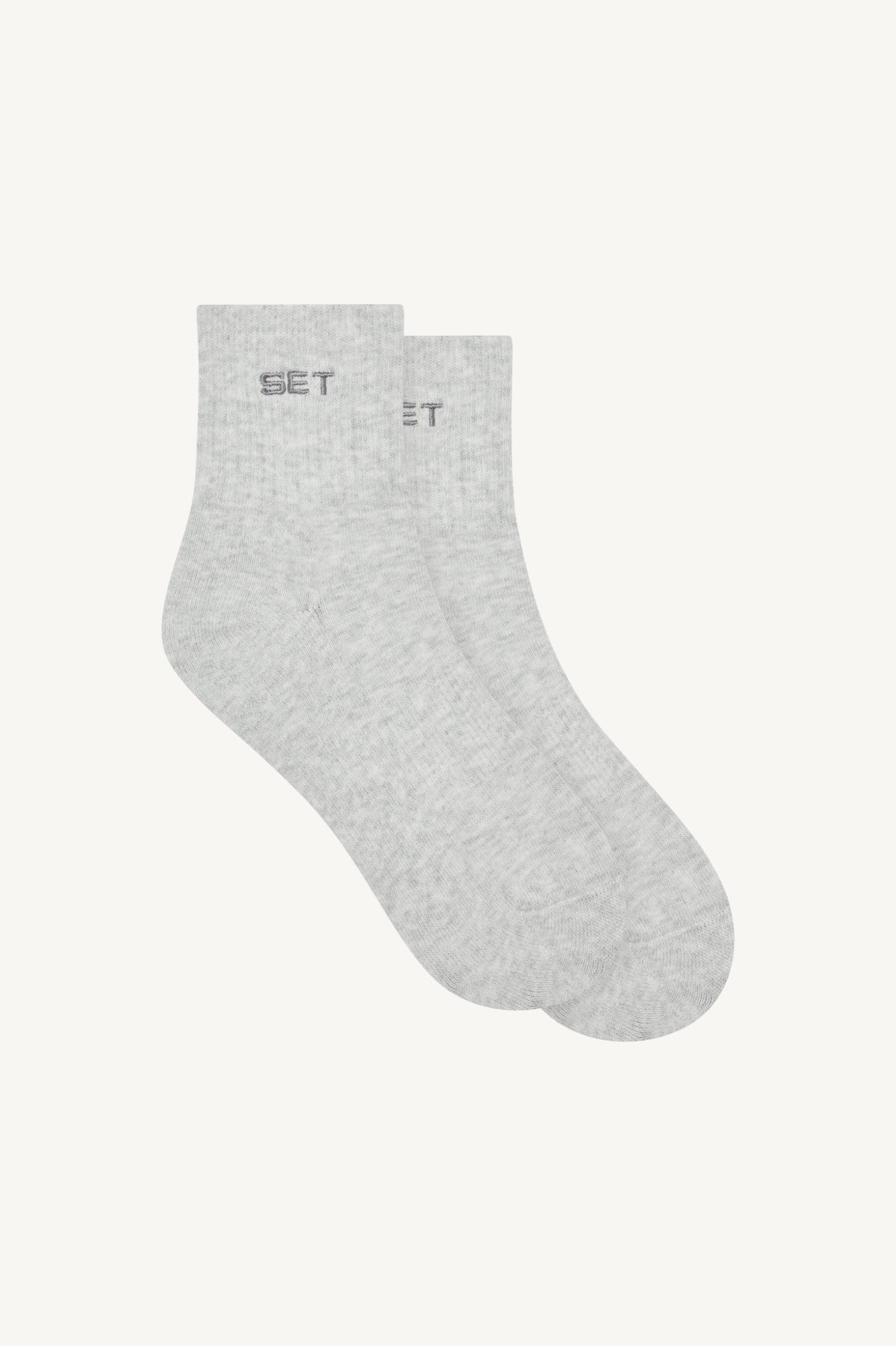 SET SHORTY SOCKS (3 PACK) - WHITE/HEATHER GREY/ONYX SET ACTIVE