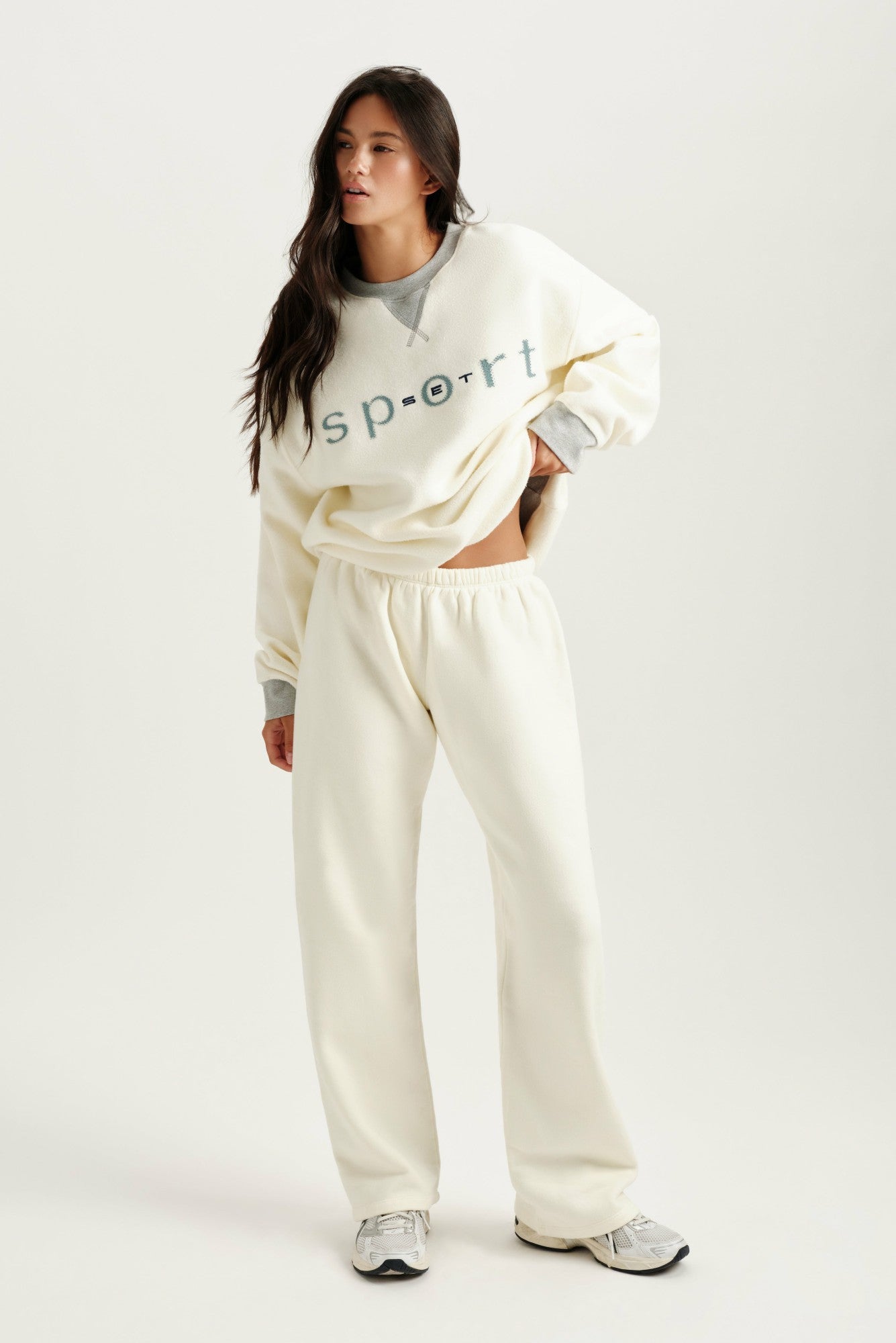 MIDWEIGHT SWEATS STAPLE STRAIGHT LEG SWEATPANTS - HAVEN SET ACTIVE