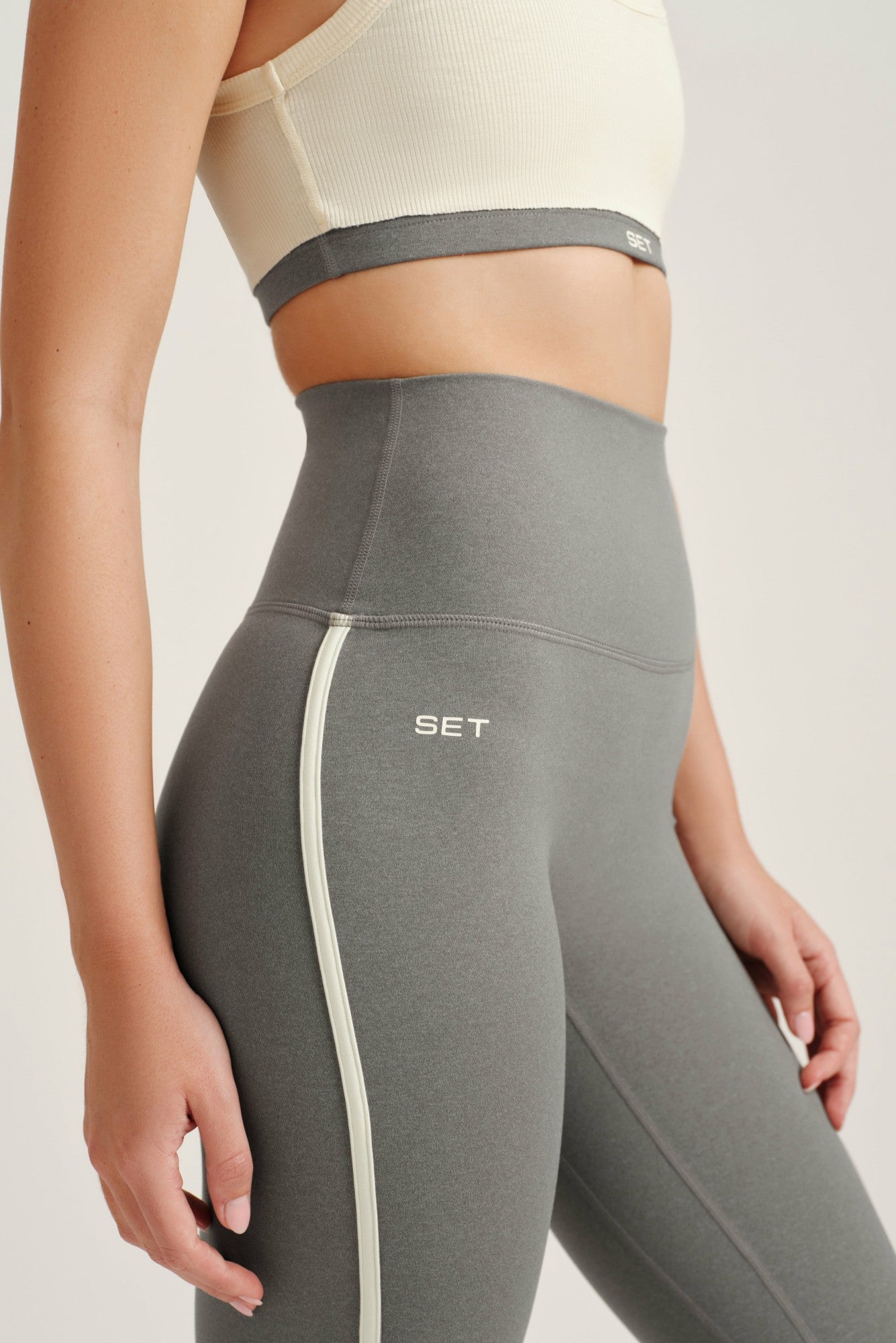 SPORTBODY® SPORTY STRIPE LEGGINGS - LO-FI SET ACTIVE