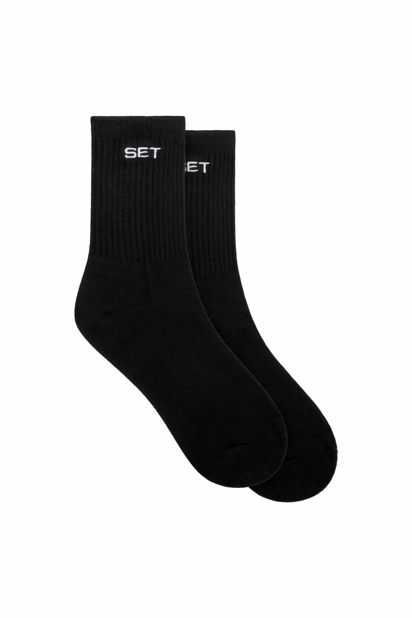 SET SOCKS - ONYX/WHITE SET ACTIVE