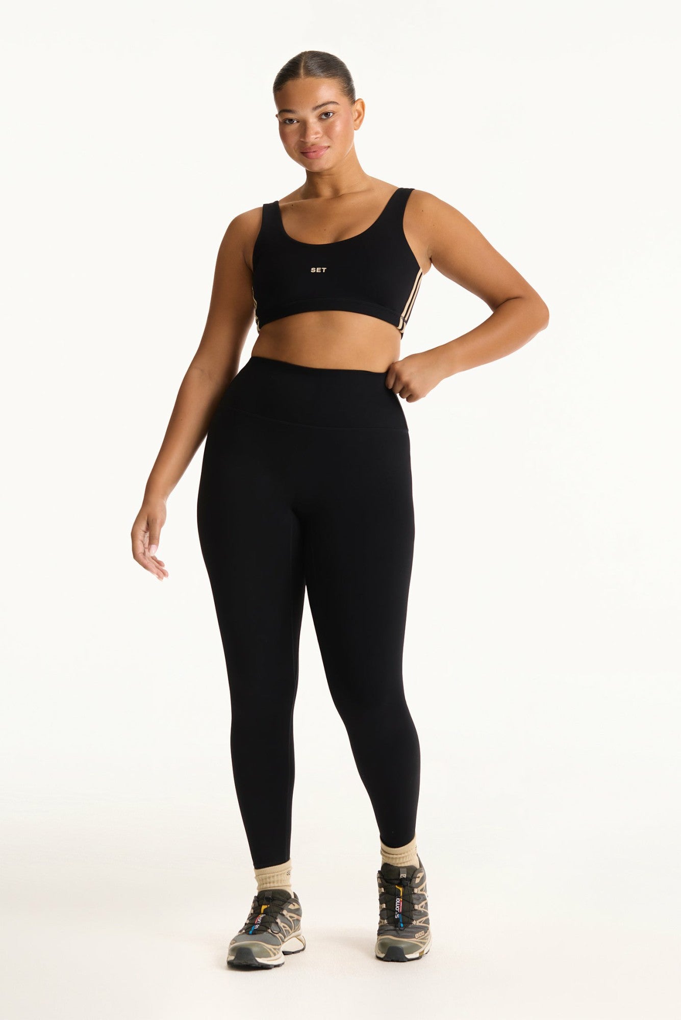 SPORTBODY® SPORTY HIGH-RISE LEGGINGS - MARLIN SET ACTIVE
