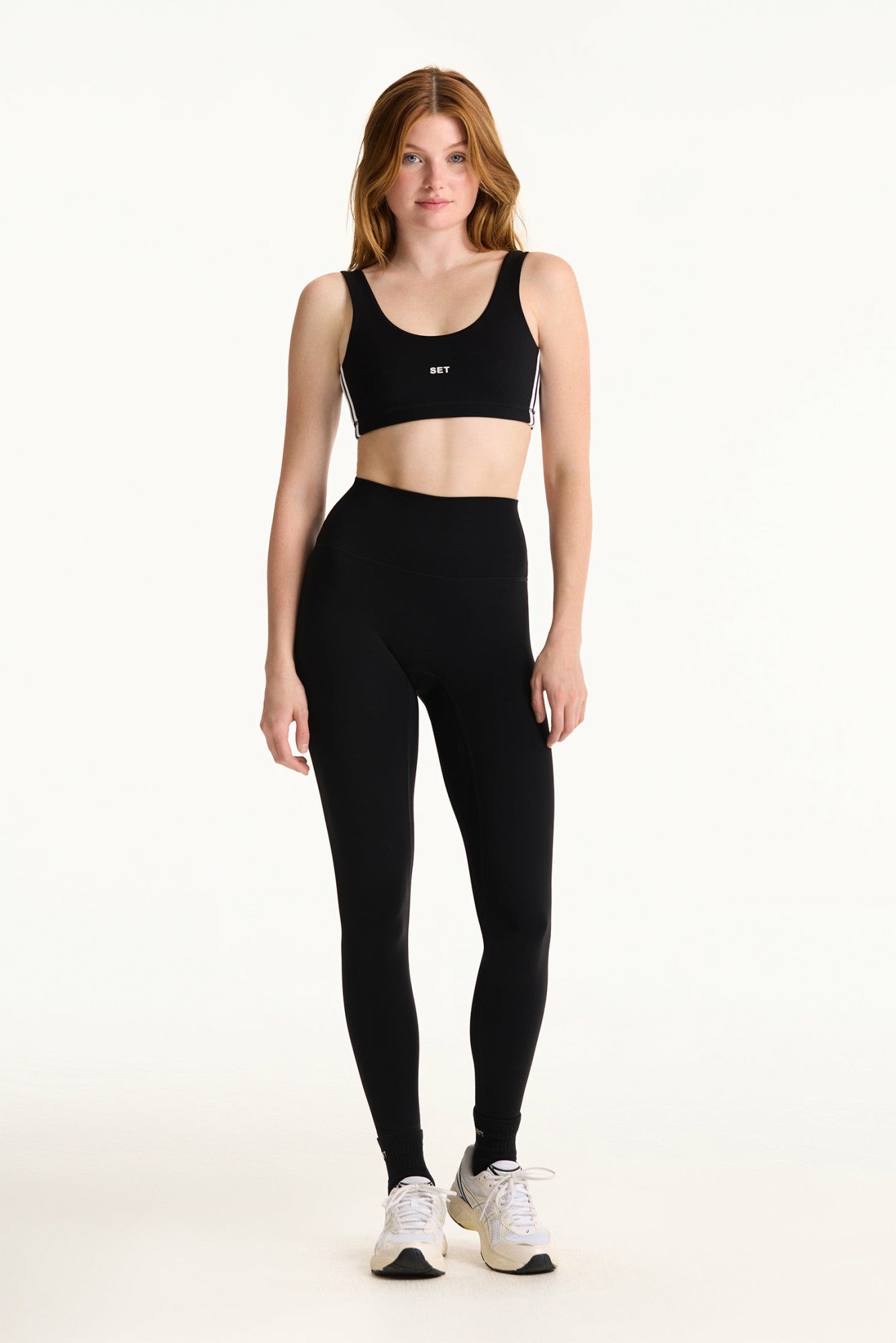 SPORTBODY® SPORTY HIGH-RISE LEGGINGS - ORCA SET ACTIVE