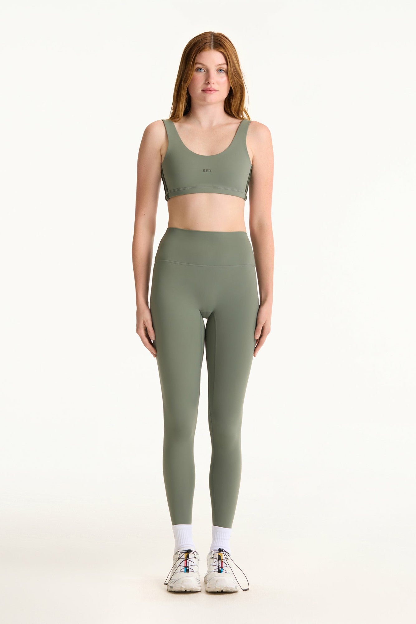 SPORTBODY® SPORTY DUO LIFT BRA - KELP SET ACTIVE