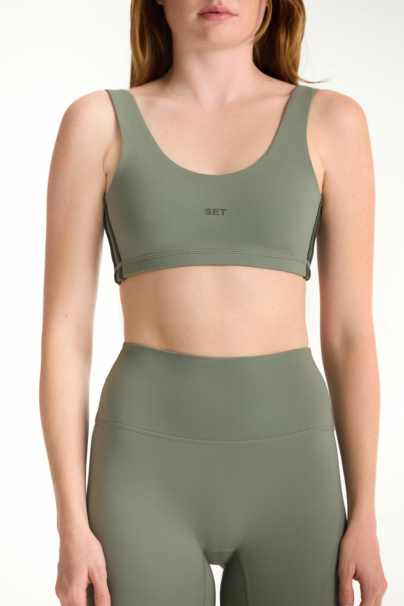 SPORTBODY® SPORTY DUO LIFT BRA - KELP SET ACTIVE