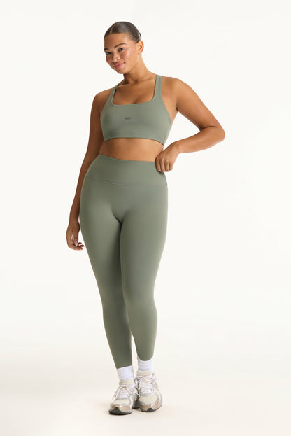 SPORTBODY® SPORTY HIGH-RISE LEGGINGS - KELP SET ACTIVE