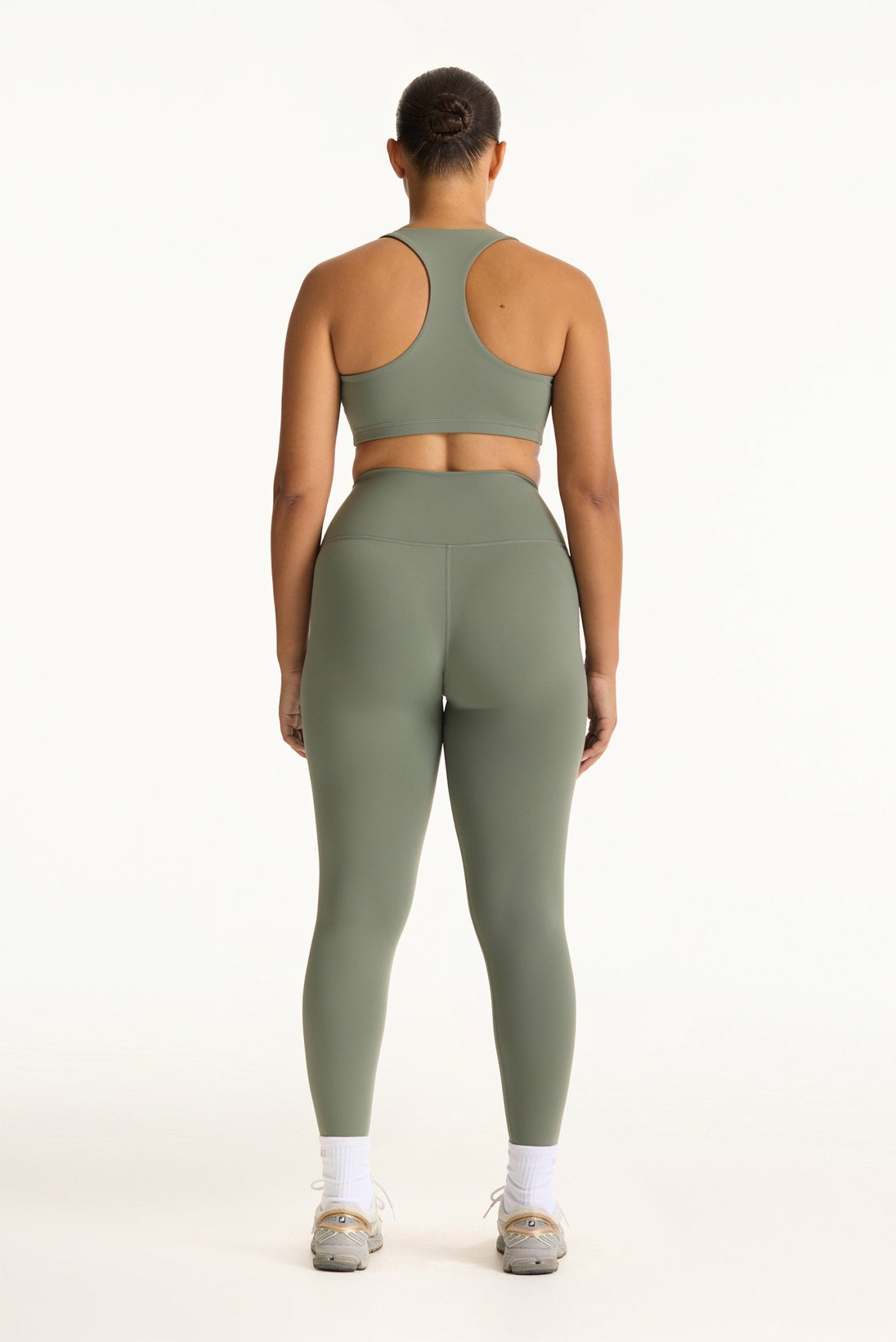 SPORTBODY® SPORTY HIGH-RISE LEGGINGS - KELP SET ACTIVE