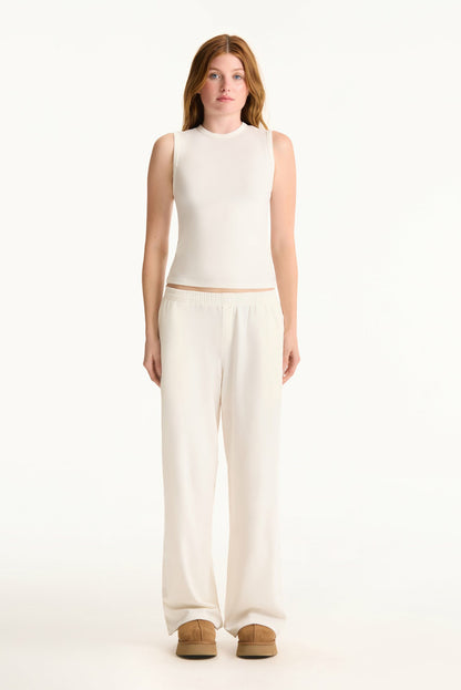 RIBBED MODAL BODY MUSCLE TANK - BLANC SET ACTIVE