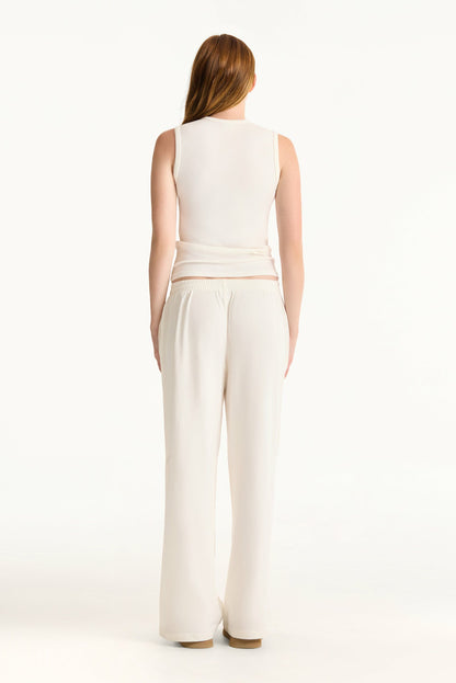 RIBBED MODAL BODY MUSCLE TANK - BLANC SET ACTIVE