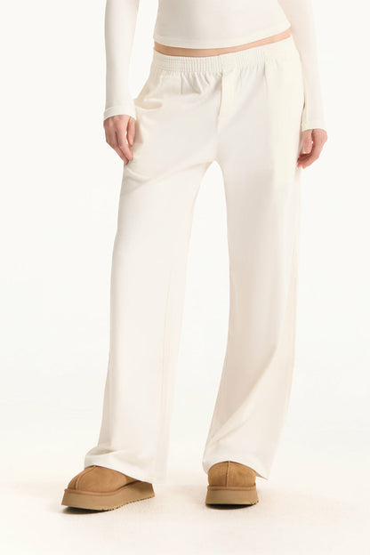 HEAVY COTTON EASY BOXER PANTS - BLANC SET ACTIVE
