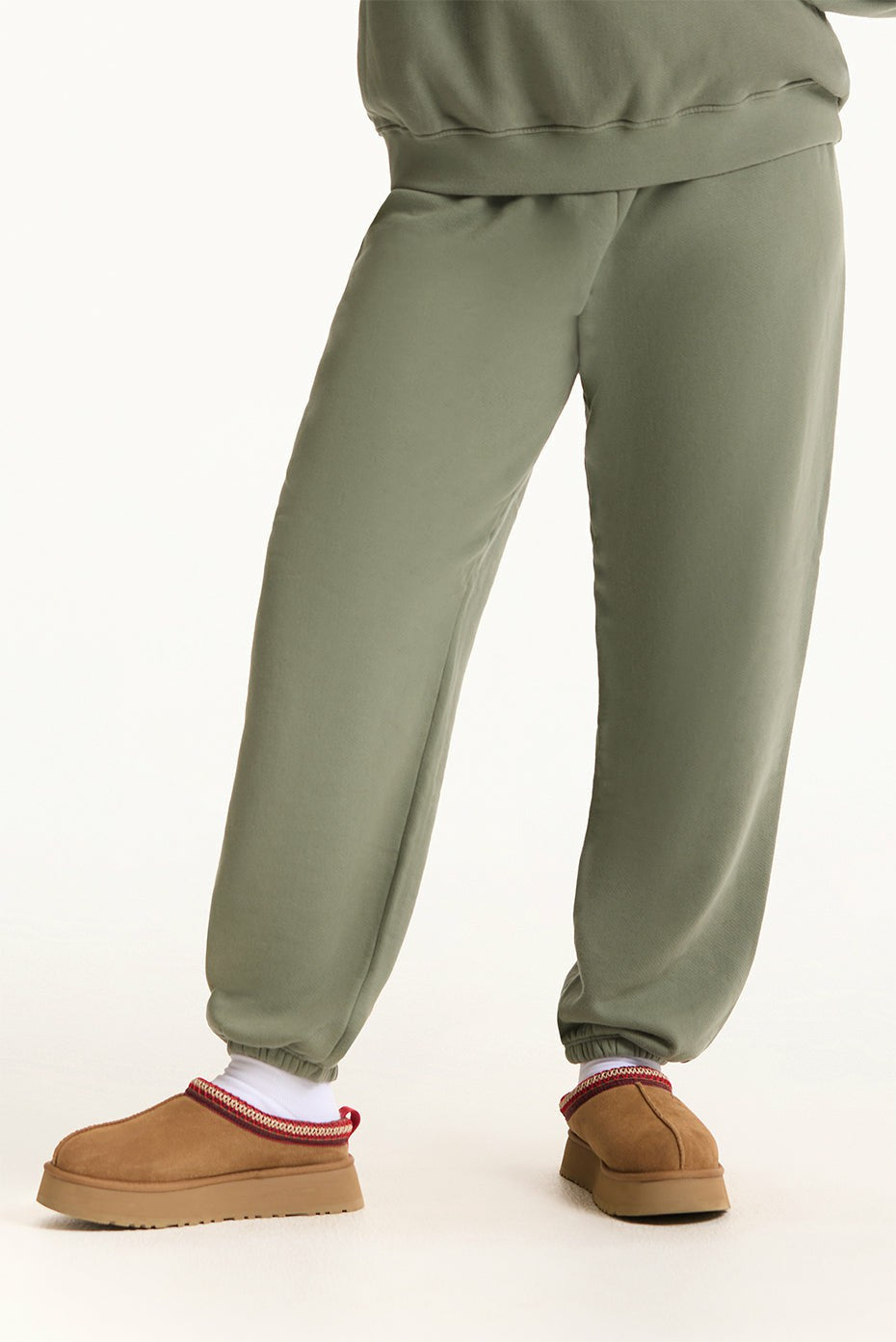 MIDWEIGHT SWEATS STAPLE OLD SCHOOL SWEATPANTS - KELP SET ACTIVE