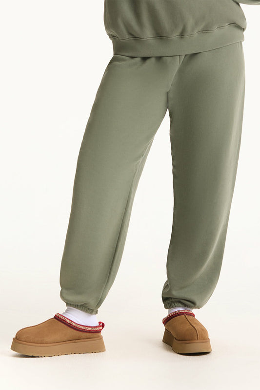 MIDWEIGHT SWEATS STAPLE OLD SCHOOL SWEATPANTS - KELP SET ACTIVE