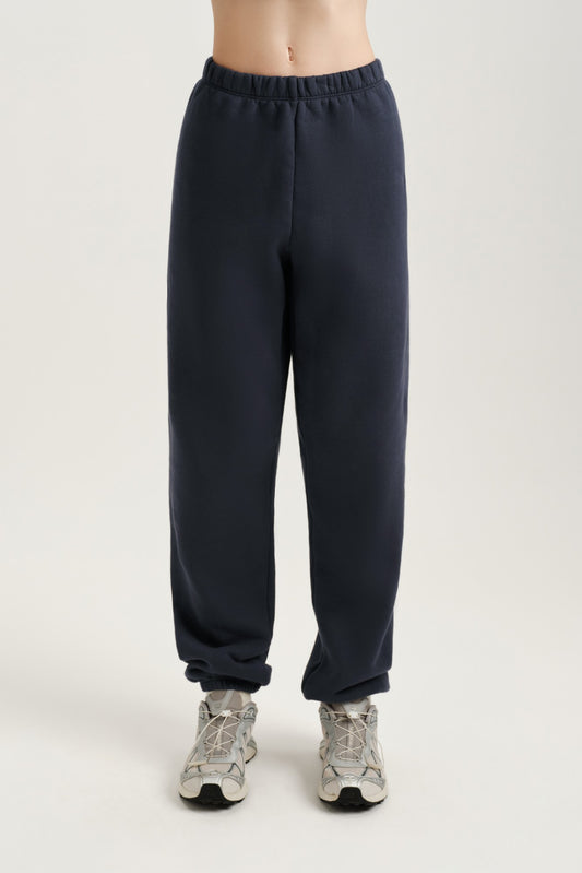 MIDWEIGHT SWEATS STAPLE OLD SCHOOL SWEATPANTS - INDIGO SET ACTIVE