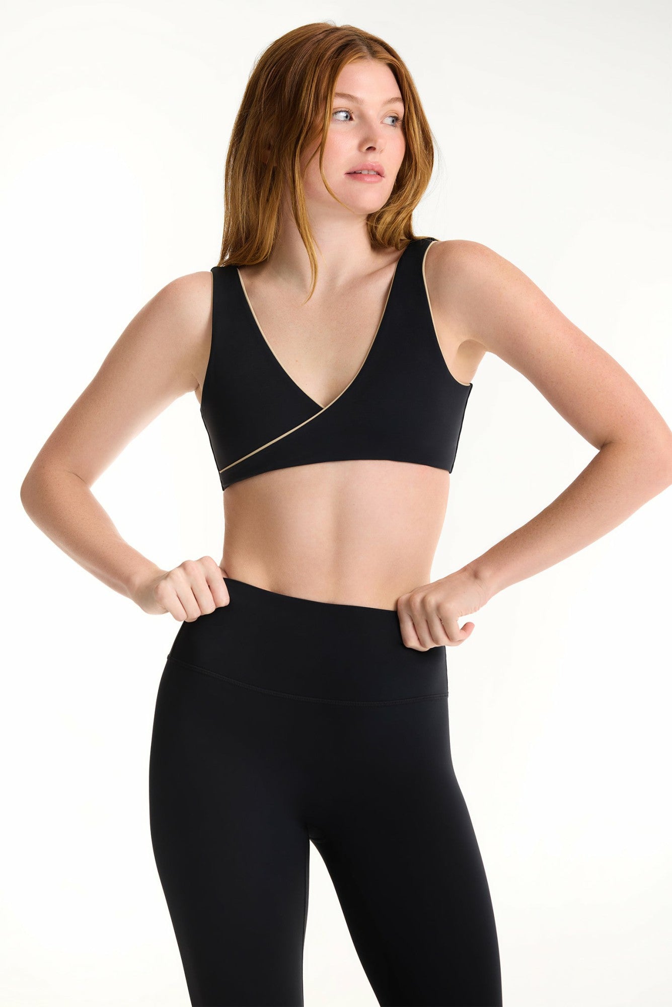 BREATHE 1.0 CONTRAST WRAP BRA - MARLIN SET ACTIVE