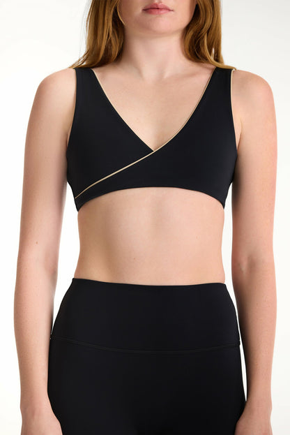BREATHE 1.0 CONTRAST WRAP BRA - MARLIN SET ACTIVE