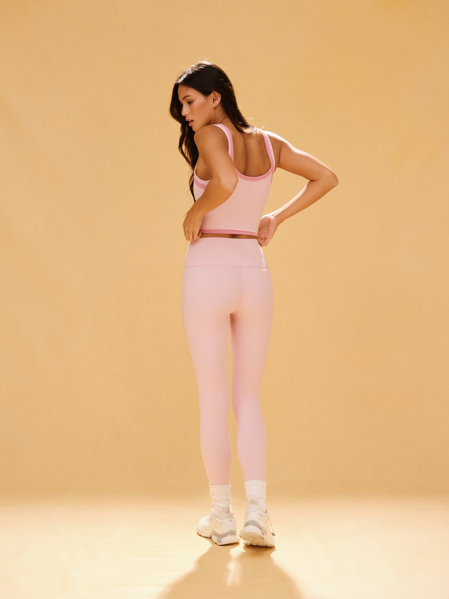 BREATHE 1.0CONTRAST DOUBLE STRAP TANK - BLOOM SET ACTIVE