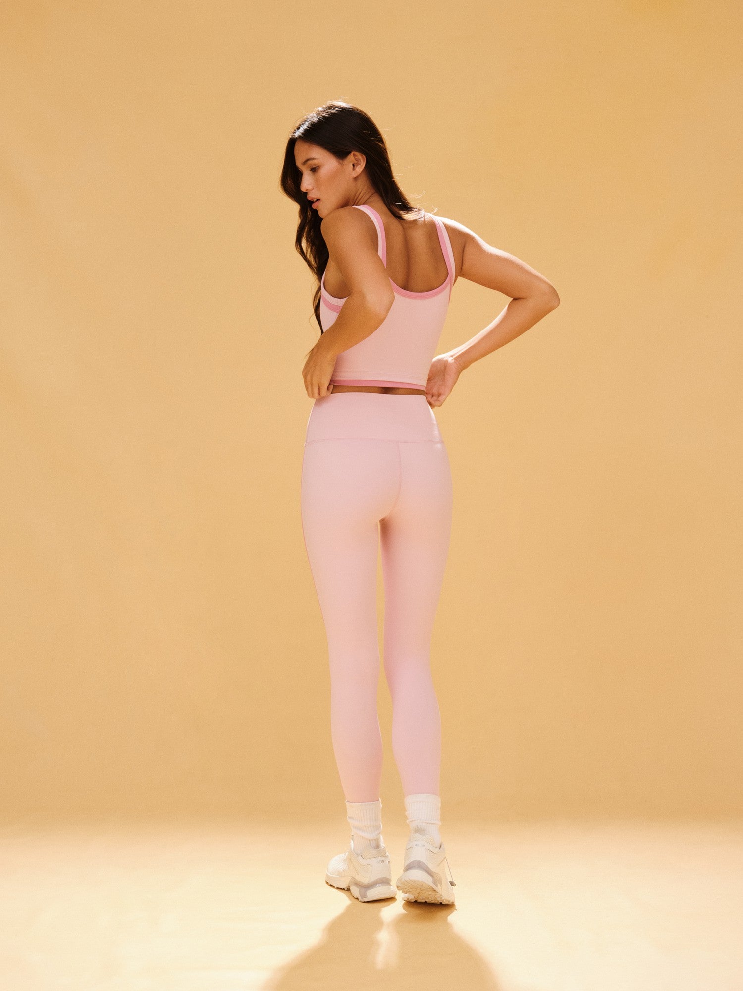 BREATHE 1.0CONTRAST DOUBLE STRAP TANK - BLOOM SET ACTIVE