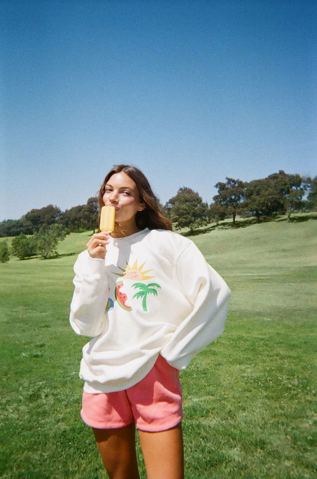 MIDWEIGHT SWEATS STAPLE SET SUNNY DAYS CREWNECK - HAVEN SET ACTIVE