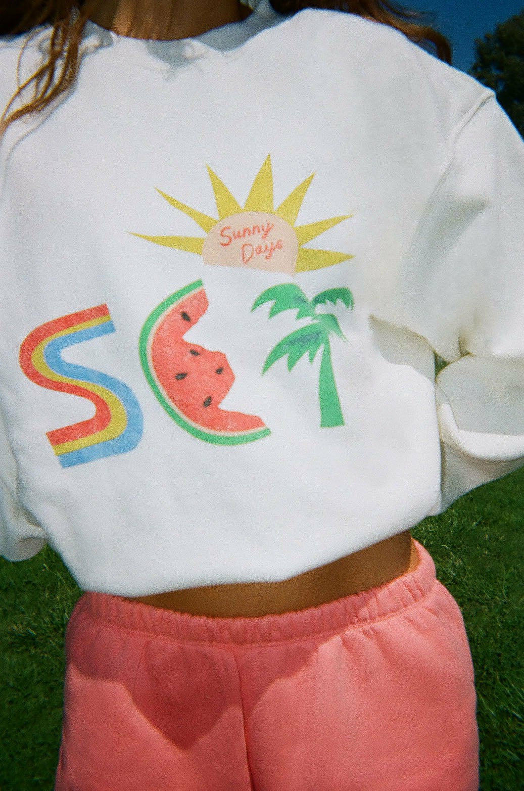 MIDWEIGHT SWEATS STAPLE SET SUNNY DAYS CREWNECK - HAVEN SET ACTIVE
