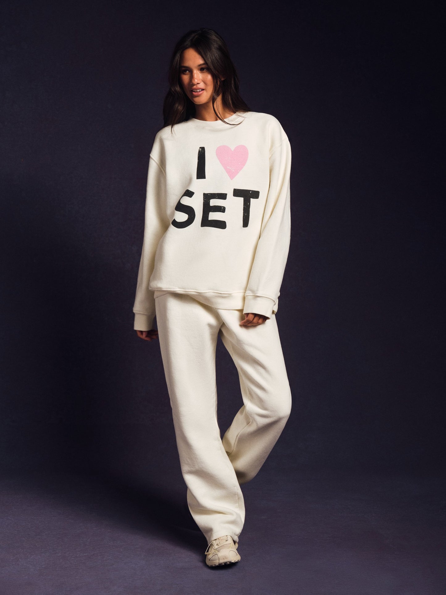 MIDWEIGHT SWEATS STAPLE STRAIGHT LEG SWEATPANTS - ICING SET ACTIVE