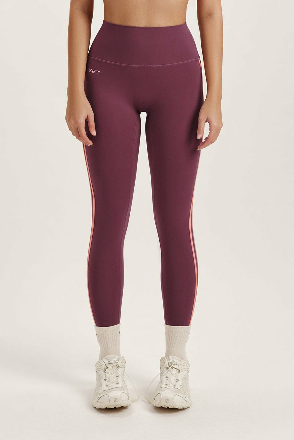 BREATHE 1.0 STRIKE LEGGINGS - ROSEBUD SET ACTIVE