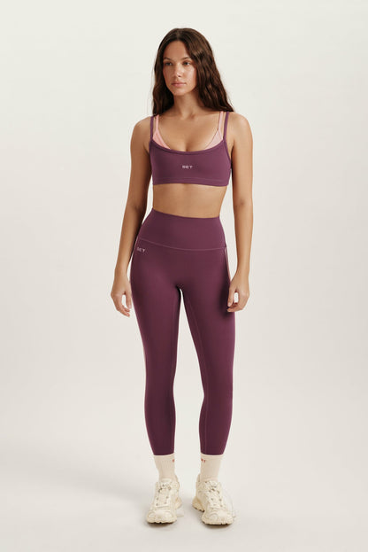 BREATHE 1.0 LAYERED MOVE BRA - ROSEBUD SET ACTIVE