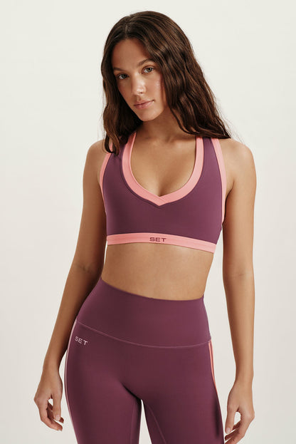 BREATHE 1.0 LA BRA - ROSEBUD SET ACTIVE