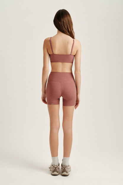 SPORTBODY® SPORTY STITCH BRA - SEPIA SET ACTIVE
