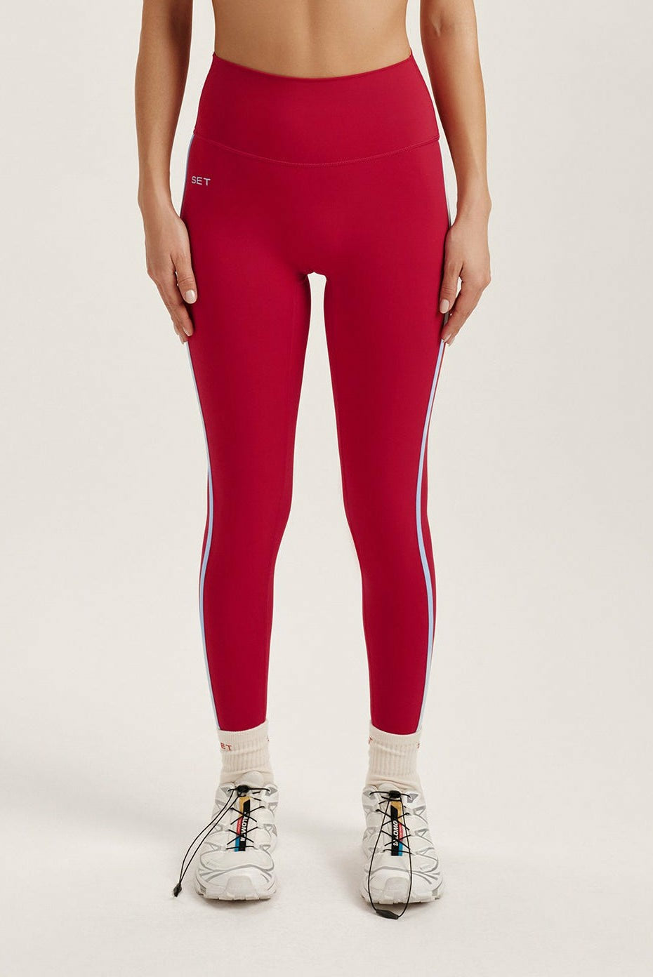 SPORTBODY® SPORTY STRIPE LEGGINGS - VERSE SET ACTIVE