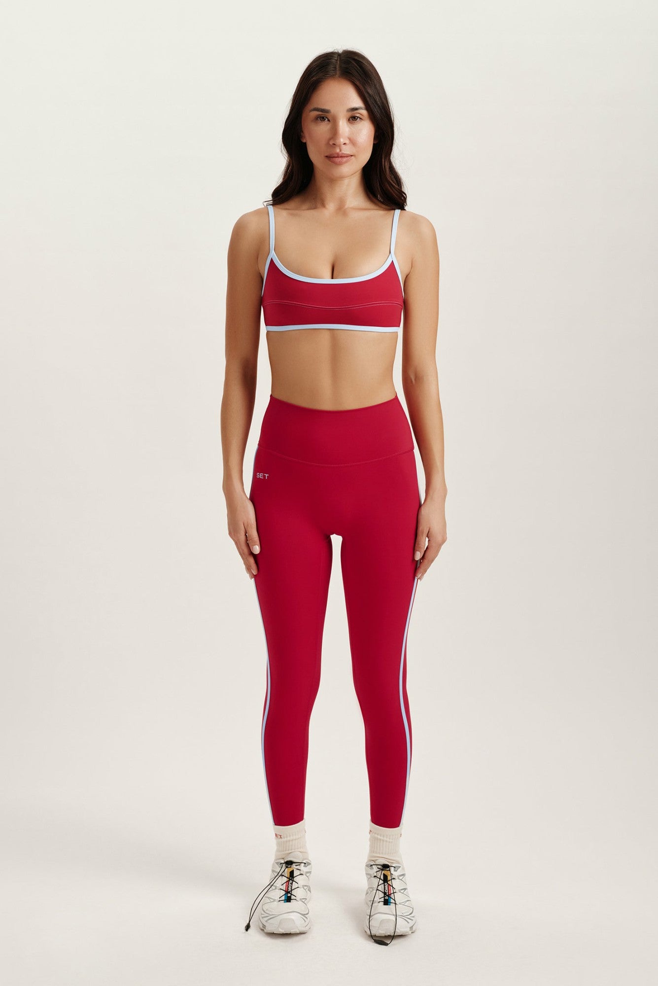 SPORTBODY® SPORTY STRIPE LEGGINGS - VERSE SET ACTIVE