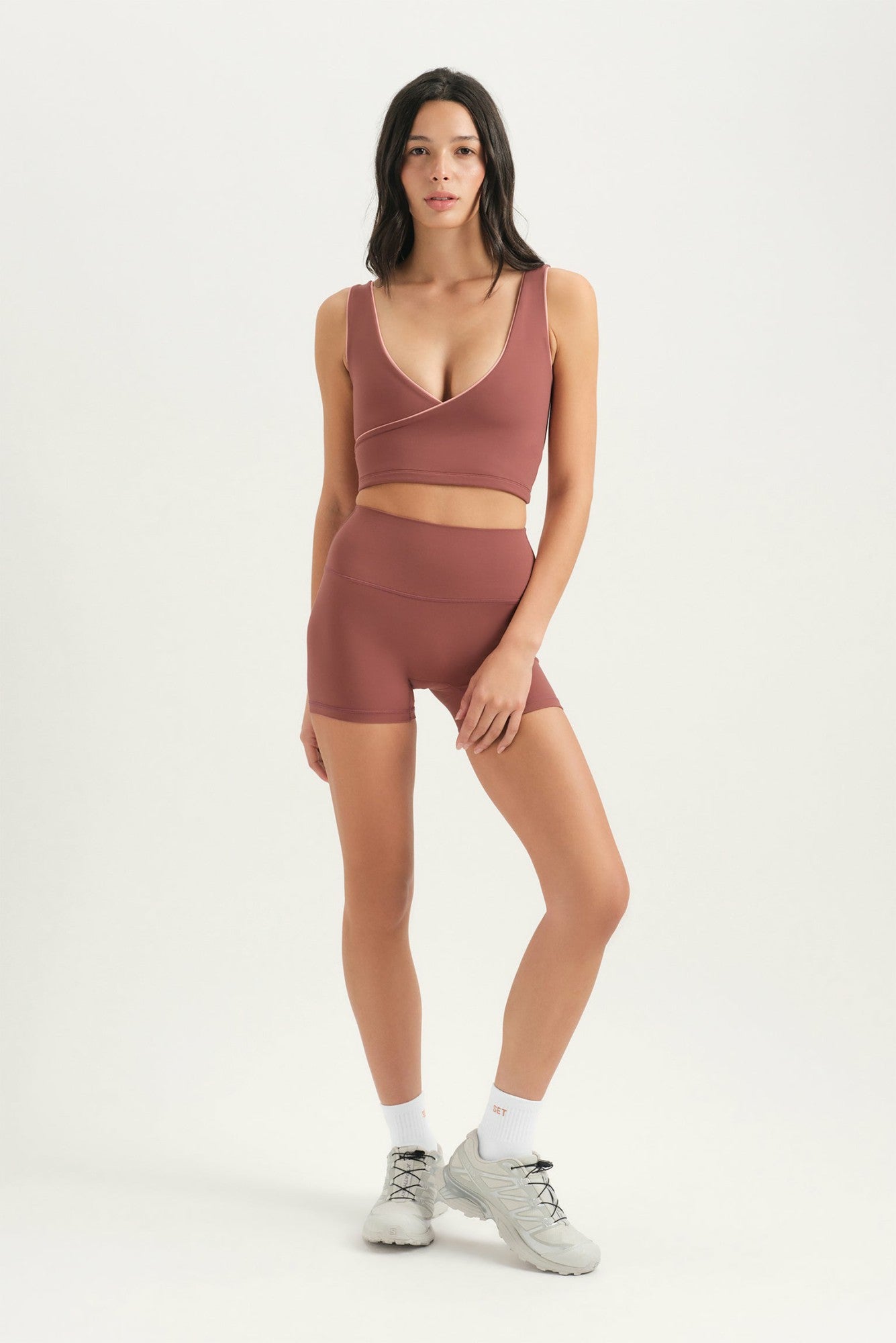 BREATHE 1.0 CONTRAST WRAP TANK - EMBER SET ACTIVE