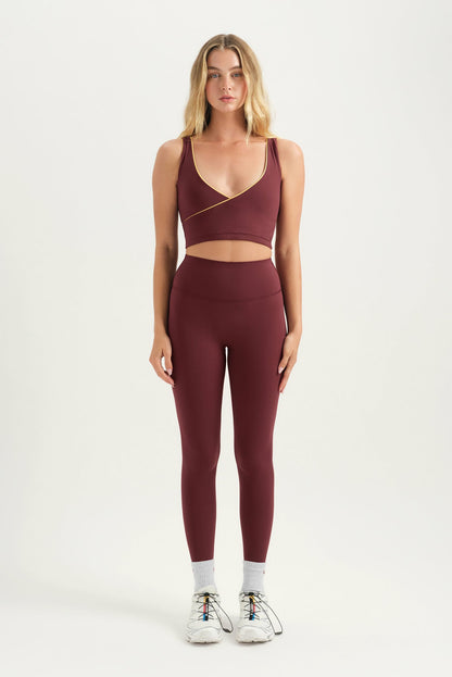BREATHE 1.0 CONTRAST WRAP TANK - SAHARA SET ACTIVE