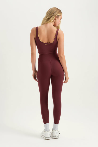 BREATHE 1.0 CONTRAST WRAP TANK - SAHARA SET ACTIVE
