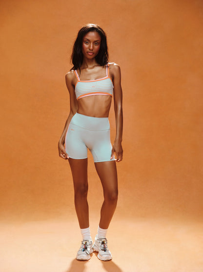 SPORTBODY® SPORTY DUO STRIPE SHORTS - TROPICS SET ACTIVE