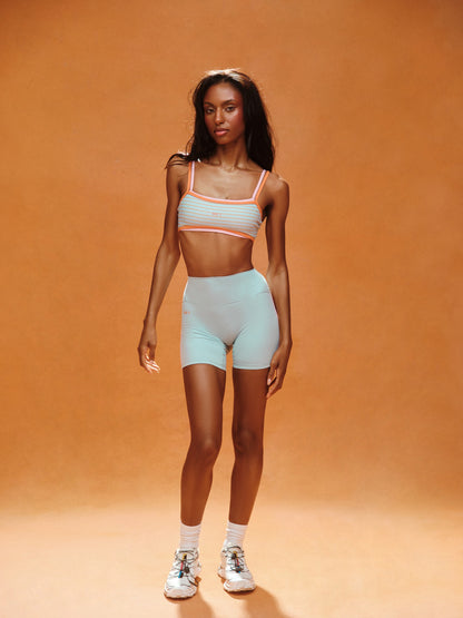 SPORTBODY® SPORTY STRIPE STRAP BRA - TROPICS SET ACTIVE