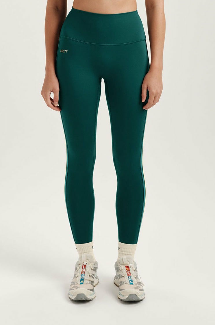 SPORTBODY® SPORTY DUO STRIPE LEGGINGS - PEAK SET ACTIVE