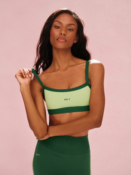 SPORTBODY® SPORTY SCOOP BRA - LAWN SET ACTIVE