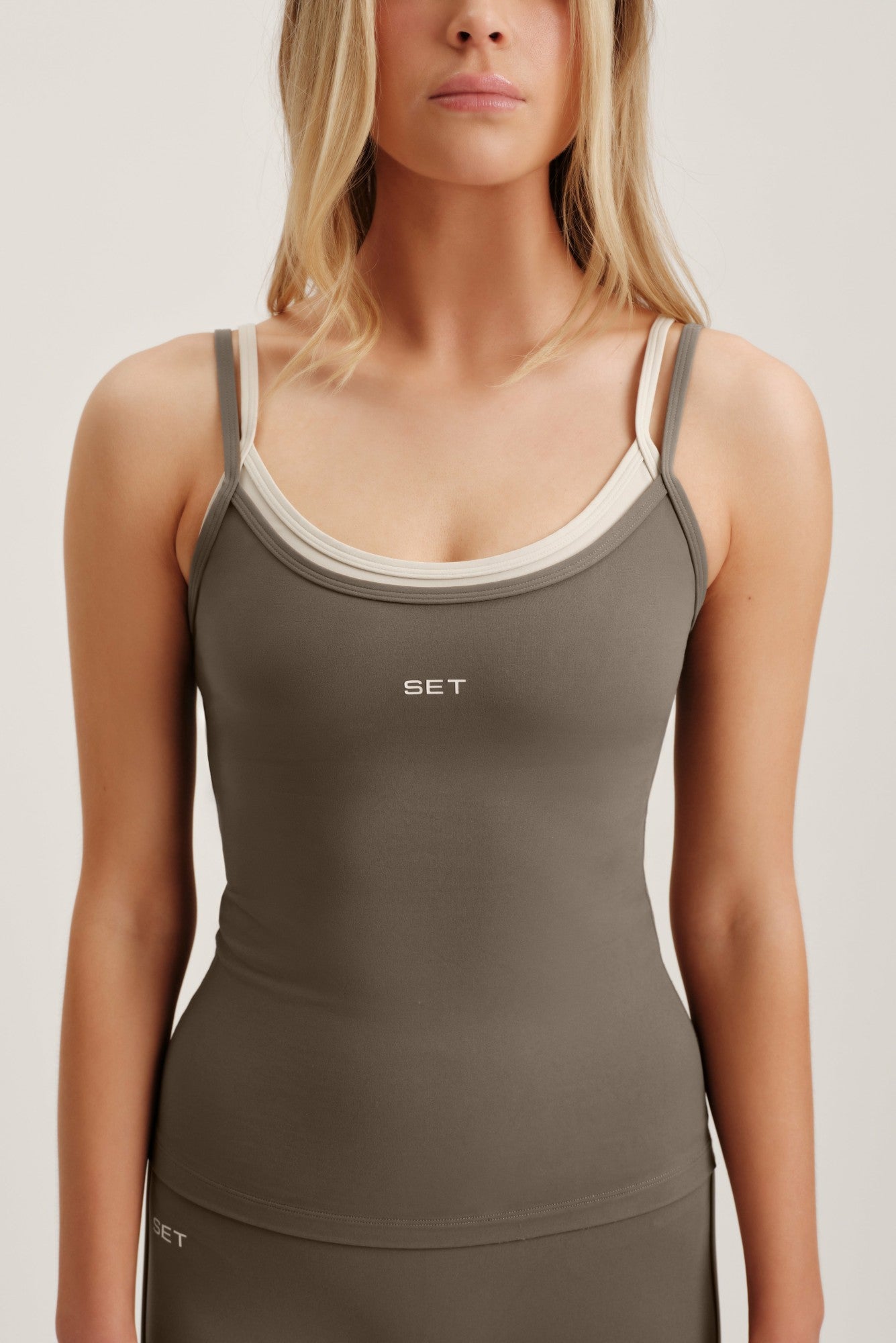 BREATHE 1.0 LAYERED MOVE TANK - GRAIN SET ACTIVE