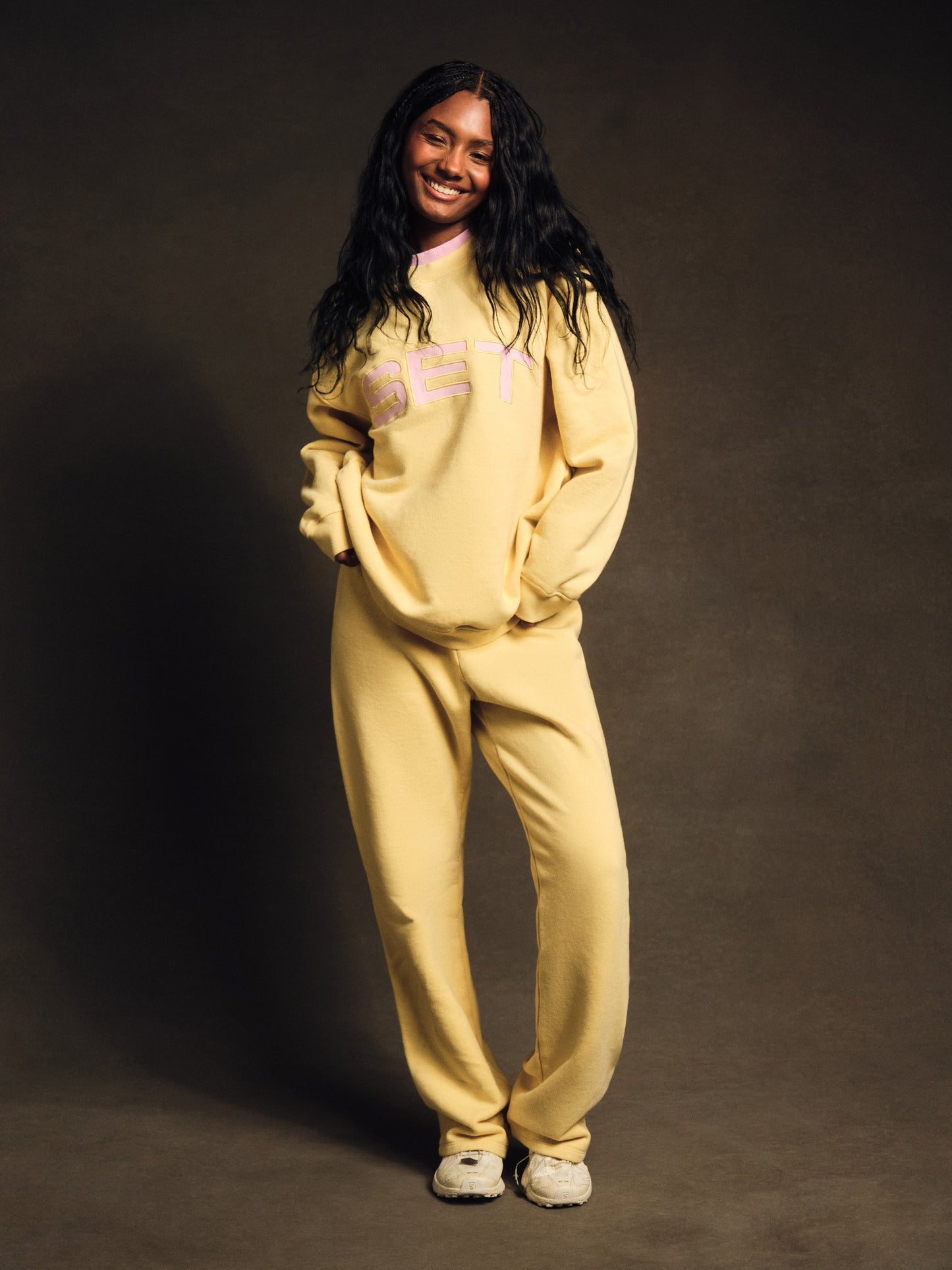 MIDWEIGHT SWEATS STAPLE STRAIGHT LEG SWEATPANTS - TAFFY SET ACTIVE