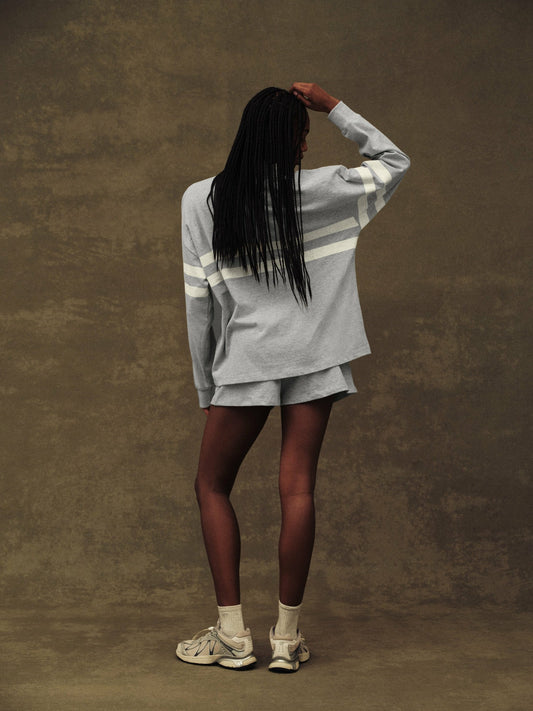 HEAVY COTTON EASY STRIPE LONG SLEEVE - WORN SET ACTIVE