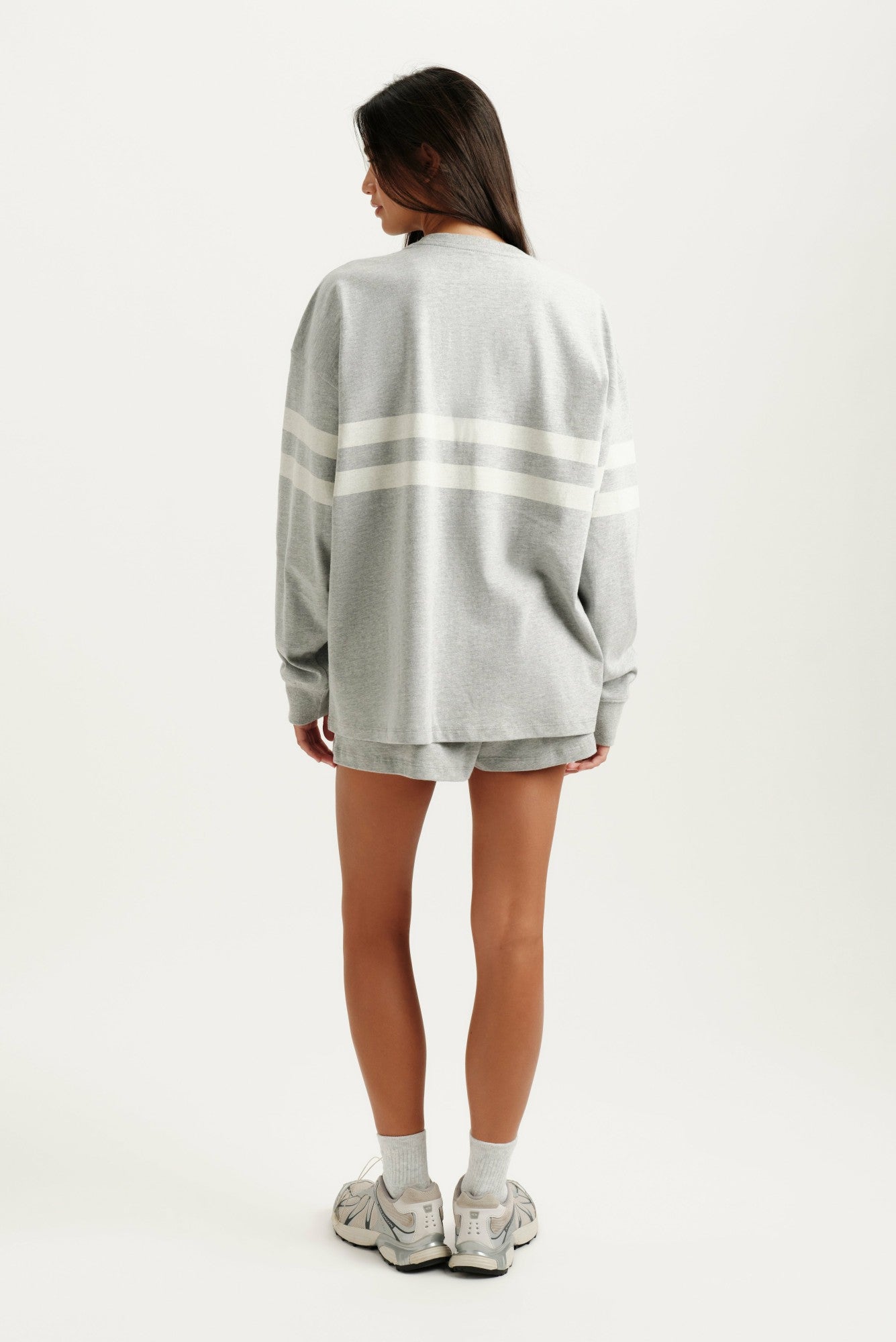 HEAVY COTTON EASY STRIPE LONG SLEEVE - WORN SET ACTIVE