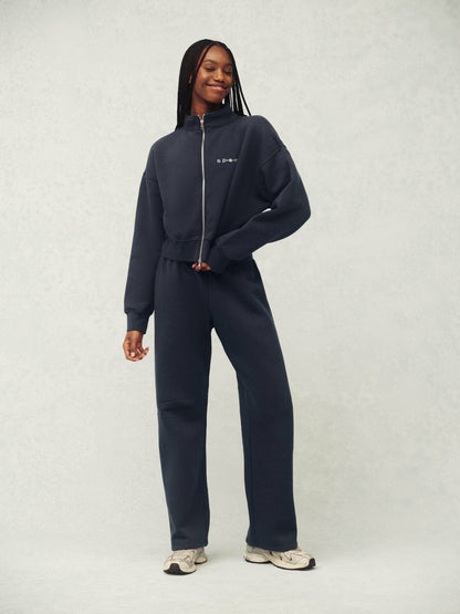 MIDWEIGHT SWEATS STAPLE STRAIGHT LEG SWEATPANTS - INDIGO SET ACTIVE