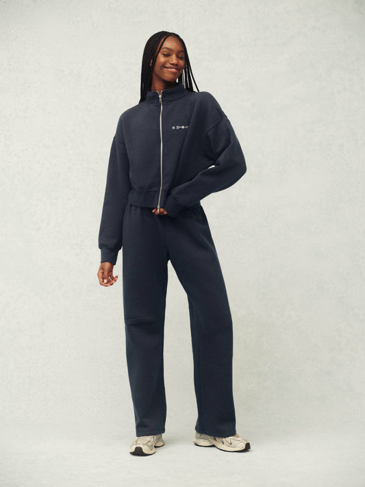 MIDWEIGHT SWEATS STAPLE STRAIGHT LEG SWEATPANTS - INDIGO SET ACTIVE