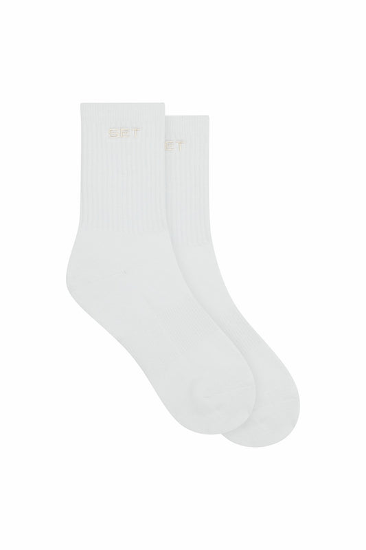 SET SOCKS - WHITE/BLANC SET ACTIVE