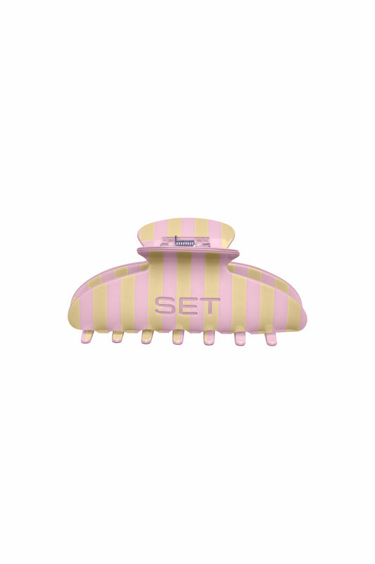 SET STRIPE CLAW CLIP - TAFFY SET ACTIVE