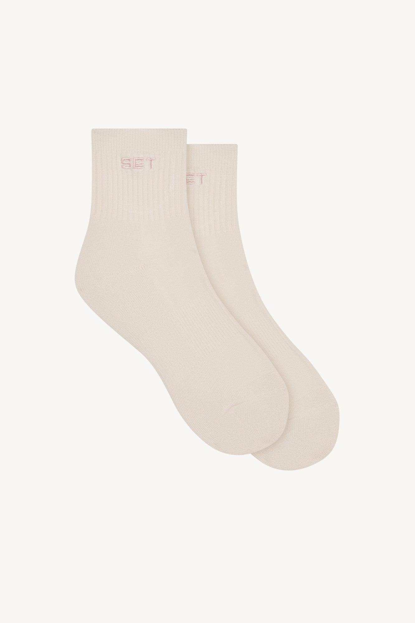 SET SHORTY SOCKS - CREAM/BLUSH SET ACTIVE