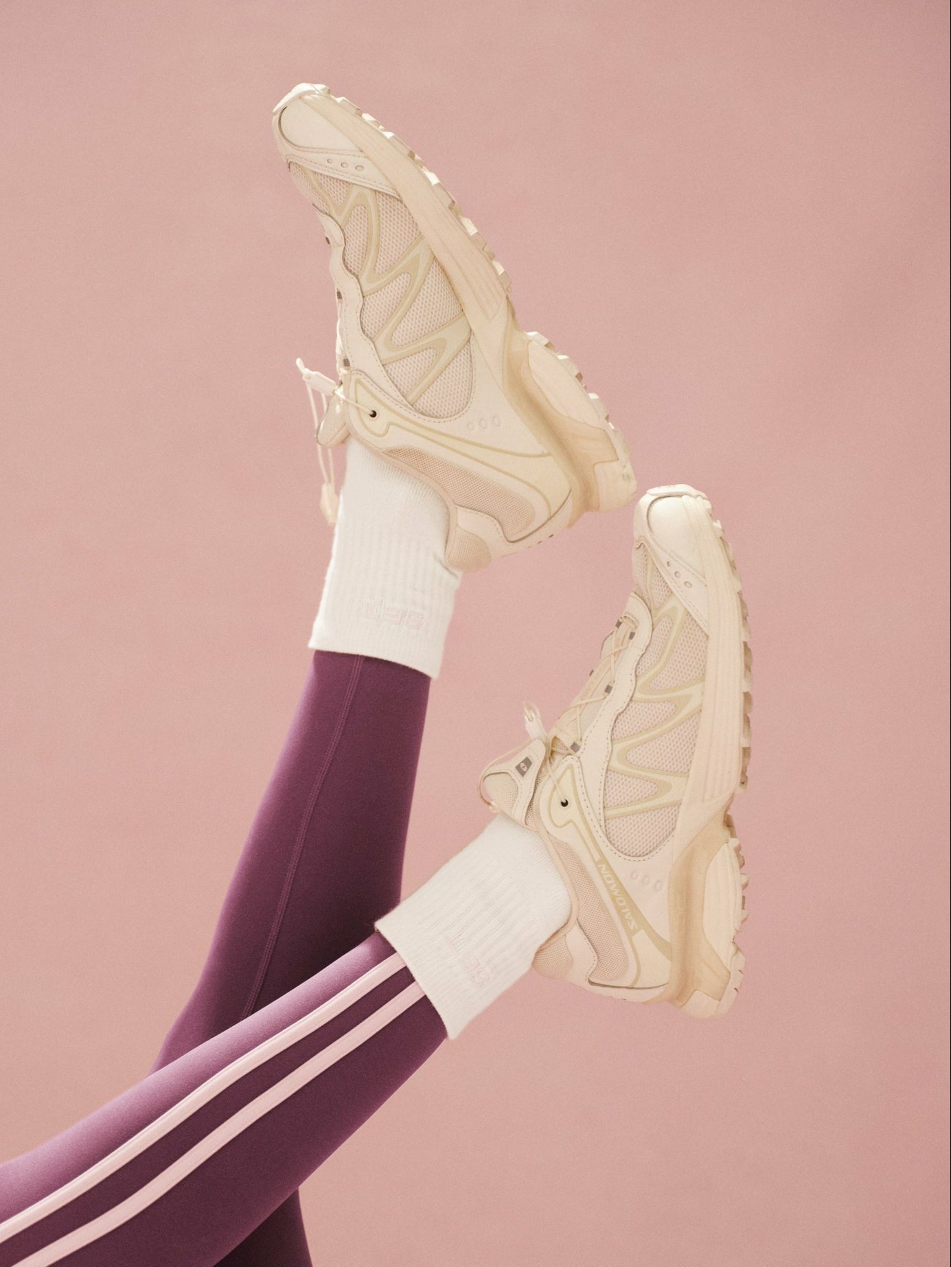 SET SHORTY SOCKS - CREAM/BLUSH SET ACTIVE