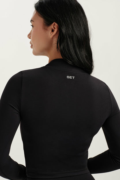 LUXFORM® LUX QUARTER ZIP - ONYX SET ACTIVE