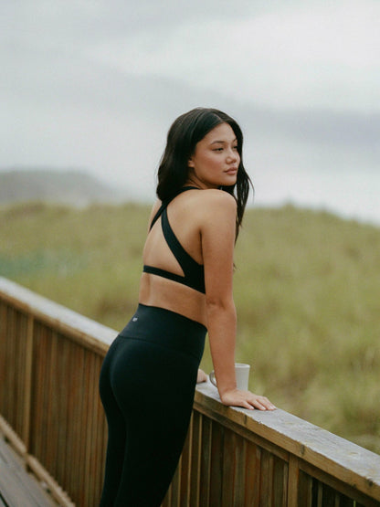 BREATHE 1.0 PARKE STIRRUP LEGGINGS - ONYX SET ACTIVE